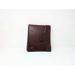 Vintage 90s Burgundy Day Runner Planner Calendar  71872